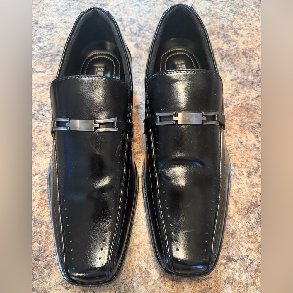 Stacy Adams CADE Size 10 Men’s  
Black Leather Dress Shoe 20126 W/box